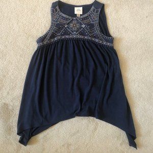Blue tank top